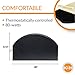 K&H Pet Products Lectro-Kennel Igloo-Style Heated Outdoor Dog Bed, Half-Round Durable Rigid ABS Plastic Heated Pad for Dog Houses Outdoor, Washable Cover, Safety Listed - Large 30 X 17.5in Black 80W