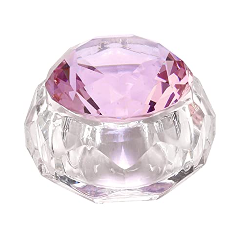 Dappen Dish vaso de cristal para manicura con tapa miniatura 1