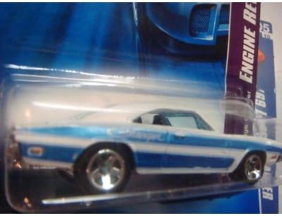 Hot Wheels 1969 Dodge Charger White - Blue #58 Scale 1/64 Collector