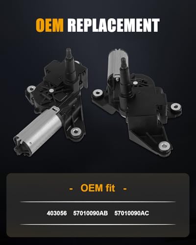 Image of ROADFAR Rear Windshield Wiper Motor Fit for Jeep for Liberty 2008-2012 | For Jeep For Liberty 2008-2012|Replace 403056|57010090AB|57010090AC|5 Pins