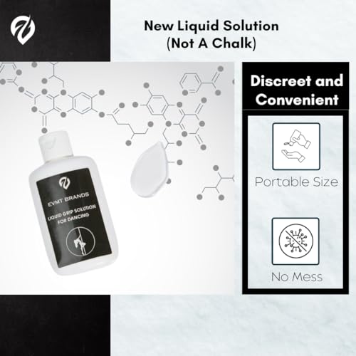 Image of EVMT Brands Liquid Chalk, Mess Free Gym Chalk for Weightlifting, Gymnastics, Rock Climbing, Dancing. Sweat Resistant and Long Lasting for Stronger Grip.