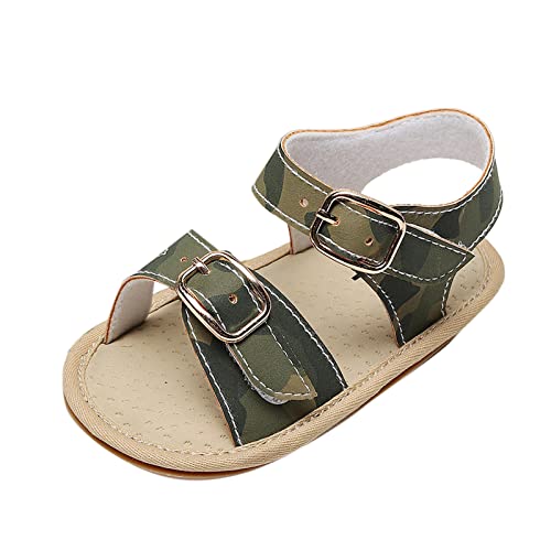 Infant Boys Girls Open Toe Shoes First Walkers Shoes Summer Toddler Flat Sandals Shoes Size 5 Big Kid