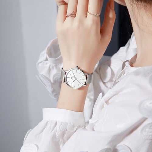 Image of OLEVS Womens Watches Classic Dress Female Wristwatch Ladies Stainless Steel Lady Watch