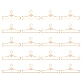 HOMOBABE 50 Piezas Mini Perchas para Ropa de Muñeca de Accesorios de Juguete...