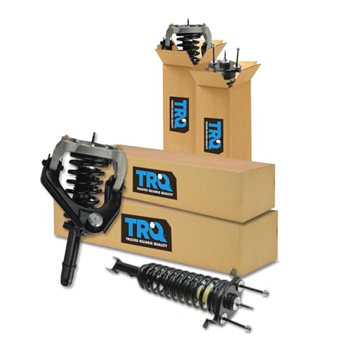 Image of TRQ Front and Rear Strut & Coil Spring Assembly Set Driver & Passenger Sides Compatible with 01-06 Chrysler Sebring