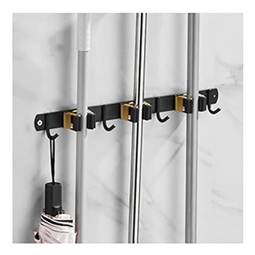 Broom And Mop Holder, The Stainless Steel Mop Holder Hook Is Free Of Perforation Storage, Bathroom Wall Hanging Broom Rack For Garage, Office