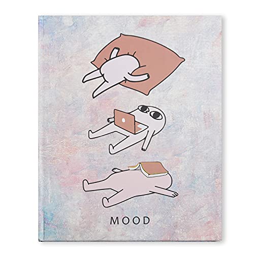 Image of Papboo Mood Hardbound Hardcover Notebook Diary, (22 X 17.5 cm, 80 GSM, 140 Single Ruled Pages) Journal, Gift
