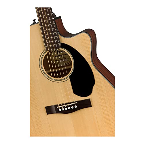 Fender CC-60SCE Concert Cutaway Acoustic Guitar, with 2-Year Warranty, Natural by Fender - Image 3