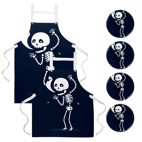 Tablier de serveuse idéal pour le nettoyage de maison et pâtisserie