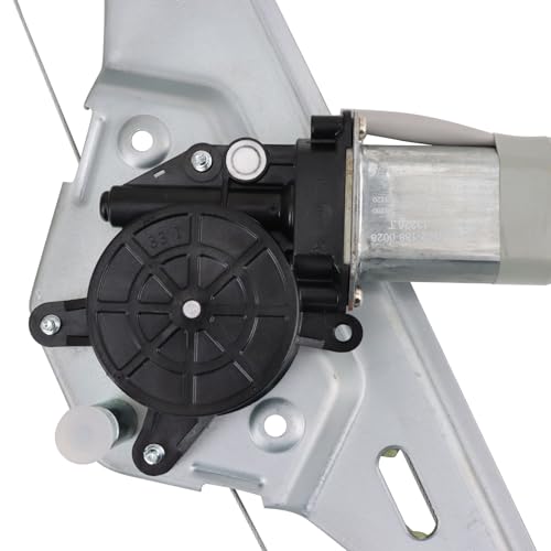 Image of TRQ Rear Right Power Window Regulator & Motor Assembly Passenger Side Compatible with 2008-2012 Buick Enclave 2009-2012 Chevrolet Traverse 2007-2012 GMC Acadia 2007-2010 Saturn Outlook