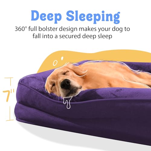 Image of Chez Paw Orthopedic Waterproof Dog Bed for Medium and Large Dogs