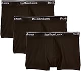 Baumwollstretch Polo Ralph Lauren Herren Classic Boxershorts, Schwarz (3Pk Polo Blk/Polo Blk/Polo Blk 002), X-Large (3er Pack)