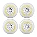 GRABAGECAN 4Pcs Inline Roller Skate Wheel with Led Flashing Inline Skate Wheel LED Lighting Skating Wheel Sliding Roller Enduring
