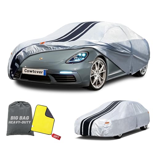 Image of 10-Layer Waterproof Sport /Coupe /Cabriolet Car Cover. All Weather Full Outdoor Covers. 718, Cayman Boxster, BMW Z4, Nissan 350Z etc. Size A2 (Length Up to 177 inch)