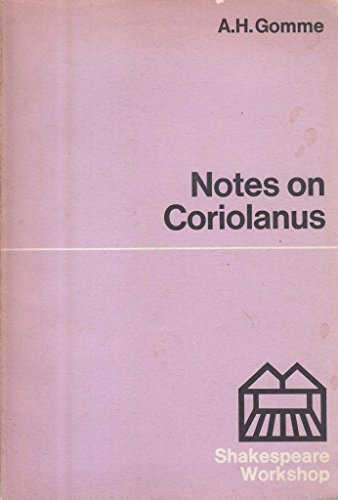 Coriolanus: Notes (Shakespeare Workshop S.) view 2