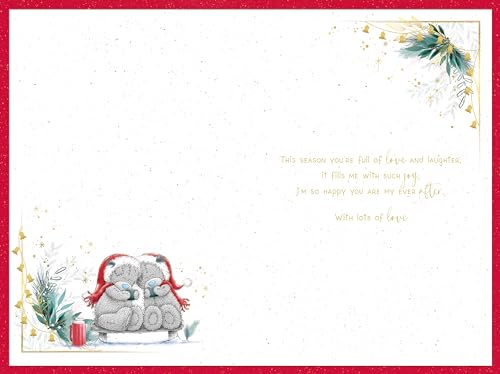Me To You Tatty Teddy Christmas Card To My Wonderful Husband Romantic Card With Paper Insert 6x9ins - Official Collection - Image 2