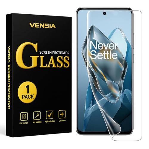 Image of Screen Protector for OnePlus 13 (1 Pack) | HD Clear Hydrogel TPU Film | Full Coverage Screen Guard | Fingerprint Unlock Support | Self-Healing | Anti-Scratch | Bubble-Free | Case Friendly