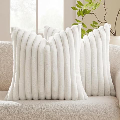 MIULEE Plush Velvet Cushion Covers Set Cover