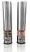 #1 Automatic Salt and Pepper Grinder Set: Best Electric Pepper Mill and Salt Grinder on the Market By Noella with LED Light, Quality Stainless Steel Construction - 100x Better Than Manual Grinders