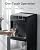 Euhomy 4-in-1 Water Dispenser with Ice Maker, Bottom-Loading Water Cooler Hot and Cold, Fits 3 & 5 Gallons, 33 lbs per Day Ice Production, Childproof Lock, for Home Office Kitchen, Black