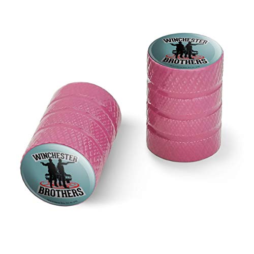 Supernatural Brothers Motorcycle Bicycle Bike Tire Rim Wheel Aluminum Valve Stem Caps