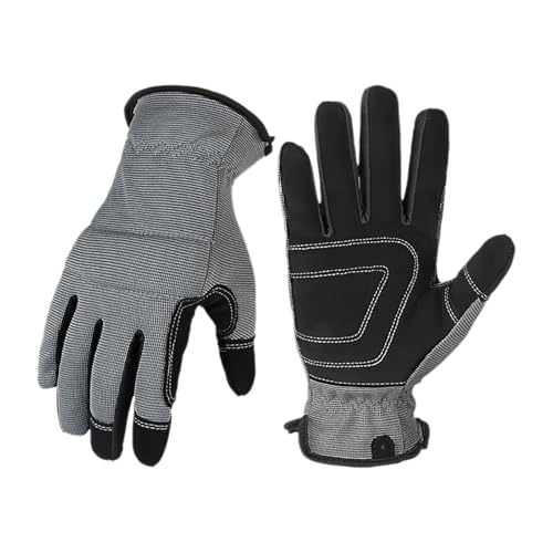 Women'S Fashion Five Finger Gloves, Breathable Sunscreen Solid Color Etiquette Wear,Black,One Size,Grey,M