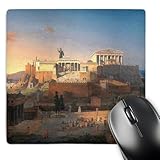 3dRose - Acropolis of Athens Art by Leo von Klenze Greece Greek Classics - Mouse Pad - (mp-372660-1)