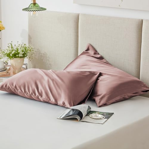 Image of Atrube's Satin Bonnet for Curly Hair | Silk Bonnet for Hair | Combo of Pack of 2 Satin Pillowcases with 3 Silk Scrunchies Adjustable HairCap