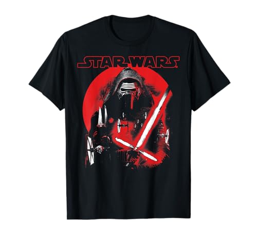 T-shirt Star Wars Kylo Ren Sunset en coton coupe confort pour fan