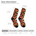 XZDWPY pattern of fox Unisex Mid-Calf Socks 2 Black-2 Polyester Skin-Friendly Moisture-Wicking Fashionable Crew Socks