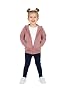 LIL DALINGS Girls Winter Fleece Hooded Jacket-202511-3-3