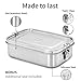 Bambaw Stainless Steel Bento Box 27 oz, Metal Lunch Box with Compartments, Leakproof Stainless Steel Lunch Container, BPA free Dishwasher Safe Metal Lunchbox
