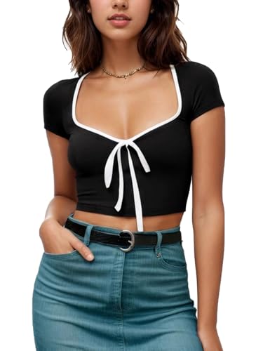 Image of Aahwan Women's Royal Polyester Regular Fit Cropped Top