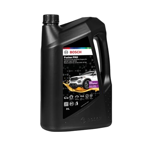 Image of Bosch Fusion PRO 5W-30 API SP:SAE Fully Synthetic Engine Oil for Cars (3 L) | High Performance | Meets ACEA C2, C3 & ILSAC GF-6A Standards