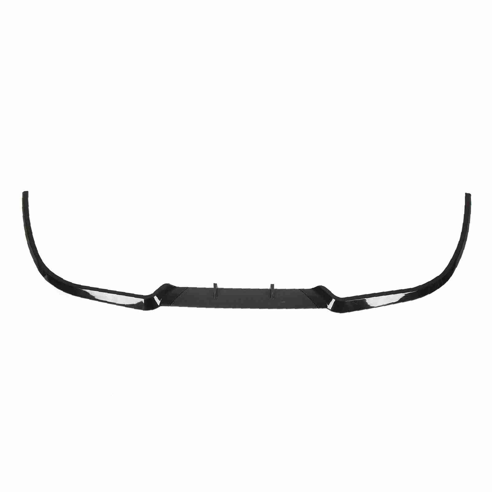 Seat Przedni Zderzak Podbródek Dokładka 114 cm Czarny Błyszczący Spojler