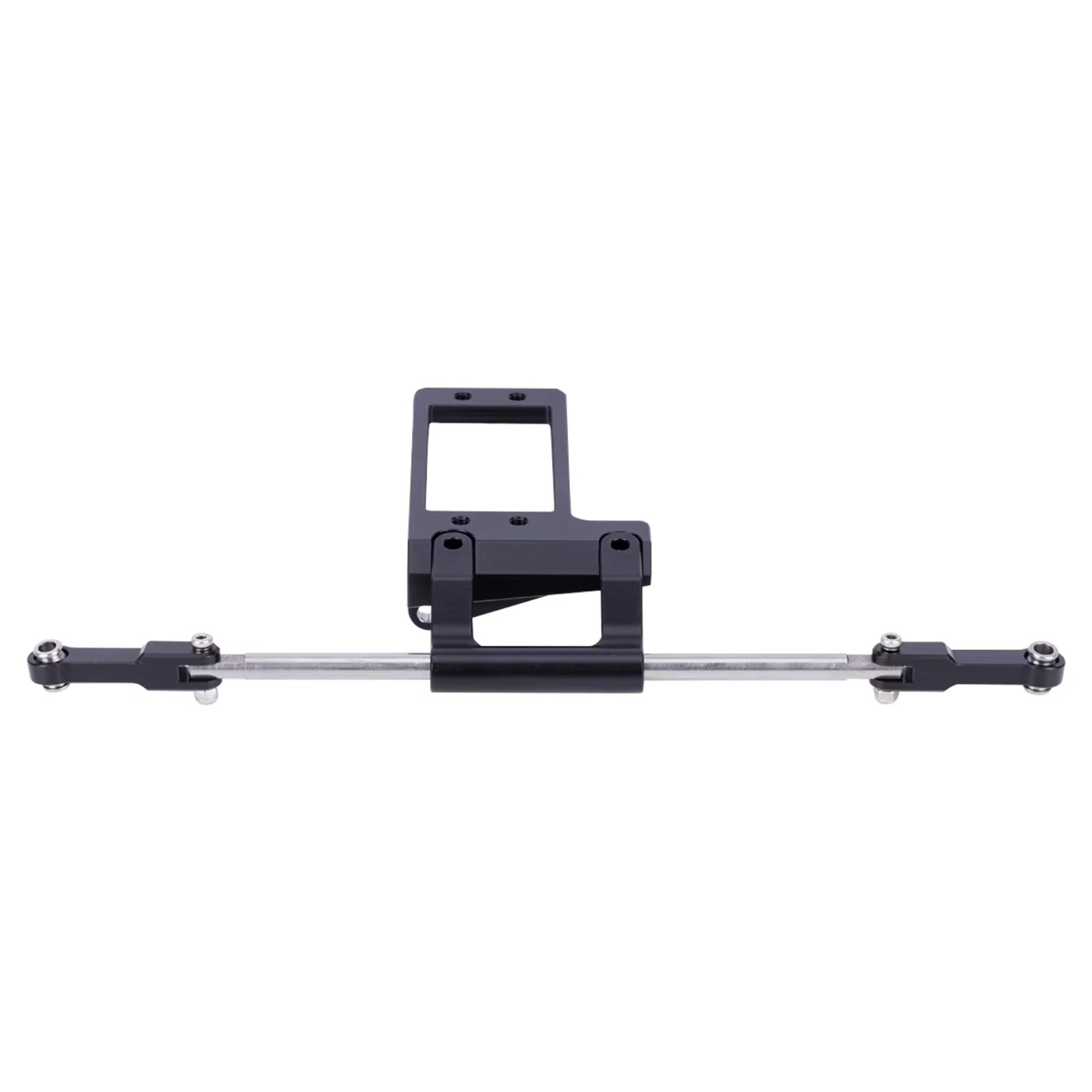 for VP for Capra F9 1/10 BTA Servo Mount with Scale Full Hydraulic Steering Cylinder Kit RC Crawler Car Offset Axle for LCG for Chassis DIY RC Car Accessories(Black)