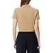 Lacoste Women's L.12.D Slim Fit Stretch Mini Pique Polo Shirt, Viennese Beige, 36