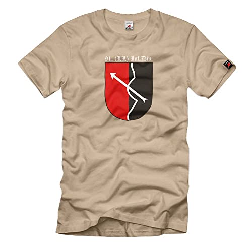 T-shirt 91 Ll Infanterie kaki XXXL ample pour éviter la transpiration