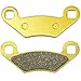 Master Chen Front Rear Brake Pads Brakes for Polaris Sportsman 500 HO/EFI 2003-2008 - 500 Touring EFi Quad 2008-2010 - Sportsman 600 2003-2005 - Sportsman 700 2002-2007 MC0019