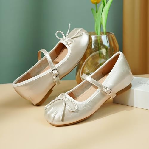 LUXINYU Mary Jane Flats with Arch Support and Hidden Wedge Heel, Women Ballet Dress Shoes2