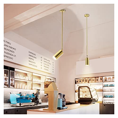 Lustres à LED dorés E27 suspension moderne réglable 20-90cm - 5