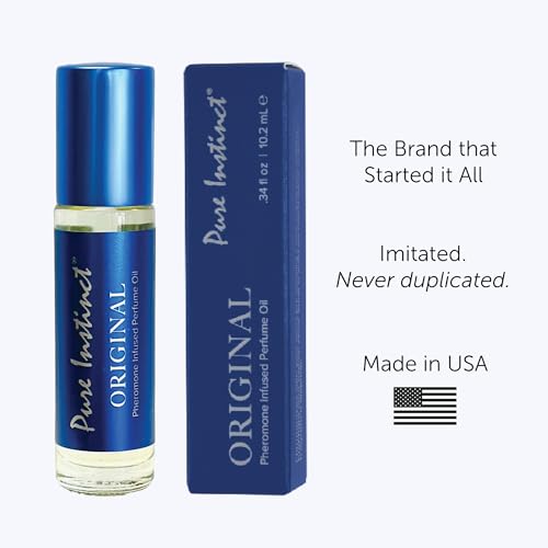Pure Instinct Roll-On - The Original Pheromone Infused Essential Oil Perfume Cologne - Unisex For Men and Women - TSA Ready Detail