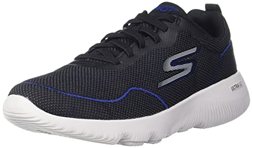 Skechers mens GO RUN FOCUS-FORGED BLACK/BLUE Running Shoes -7 UK (8 US) (55166)