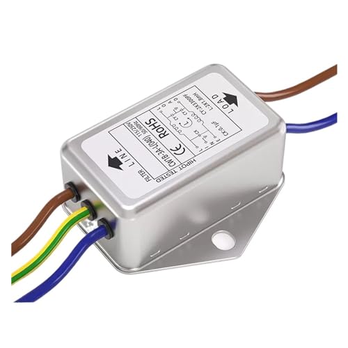 Filtre anti-interférence monophasé CW1B-3A-L compact pour réseau 220V
