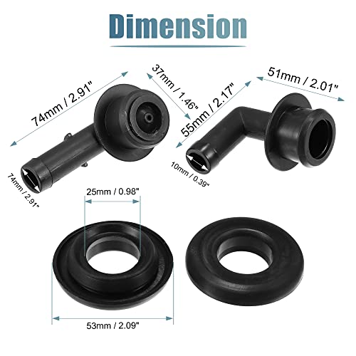 Codos de válvula PCV CCV 53013360AA para Jeep Grand Cherokee 4.0 8