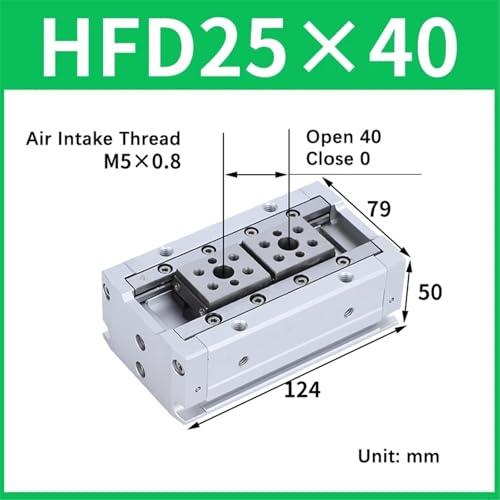 Vérin pneumatique compact HFD8 solution pour espaces mécaniques réduits - 3