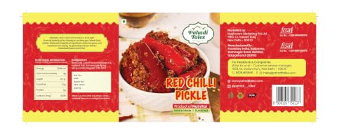 Image of Pahadi Tales Stuffed Red Chilli Pickle 250g | Bharwa Lal Mirch ka Achar in Mustard Oil | Spicy Sundried Homemade Pahadi Achaar | Traditional Recipe | Made in Nainital, Uttarakhand