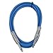 Seismic Audio Speakers Guitar Cables, TS ' Male to Male, 6 Feet, Multicolor Pack of 6