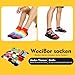 WeciBor Herren Bunt Lustige Baumwolle Sneaker Kurze Socken, 12 Paar Mehrfarbig Geometrisch, Größe 43-46