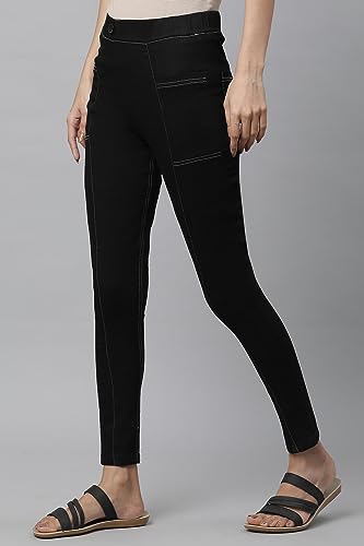 Legging taille haute Aurelia en coton extensible anti-pression M - 2